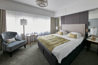 Copyright: Ole Walter Jacobsen Bed in room Grand Superior
